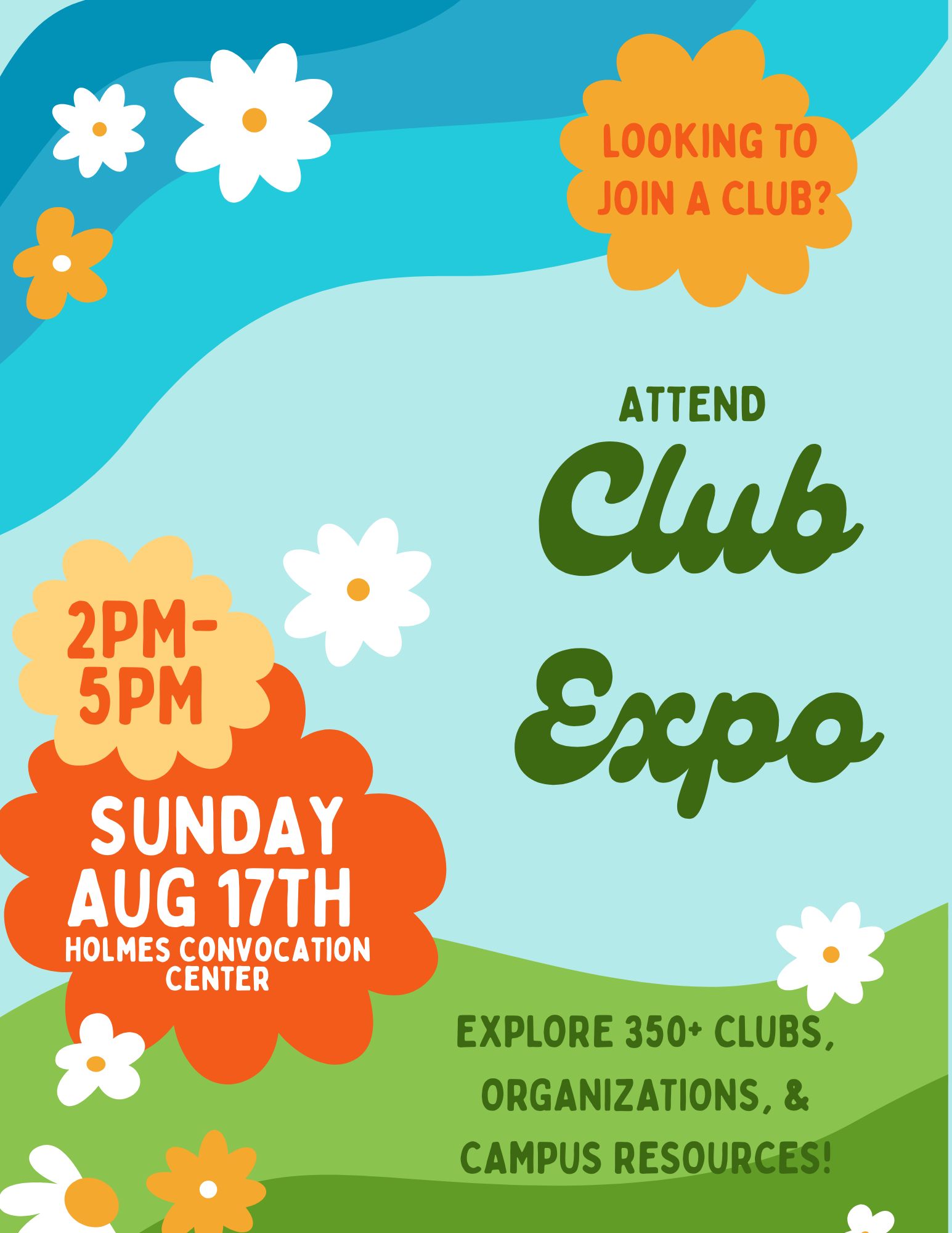 Clubs   Orgs  25 Orientation Flyer  8.5 x 11 in 